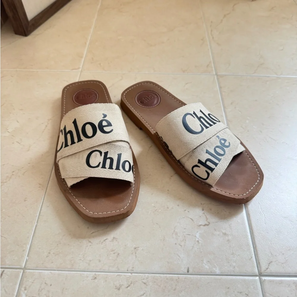 Chloé Woody Slide Sandal (Women) - Picture 2 of 9